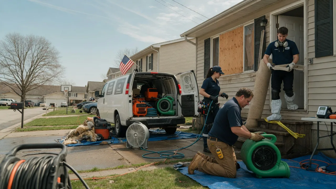 Water Damage Restoration in Belpre, KS near me
